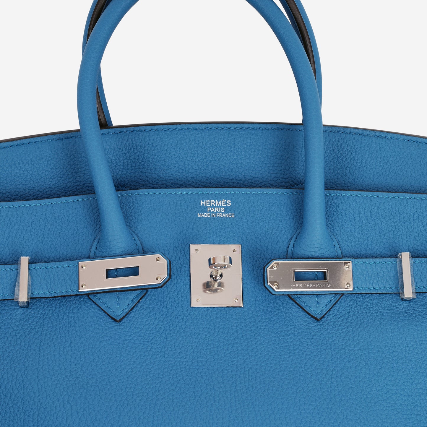 Hermès Verso Birkin 35 - Bleu Zanzibar Togo / Malachite Interior | Palladium Hardware