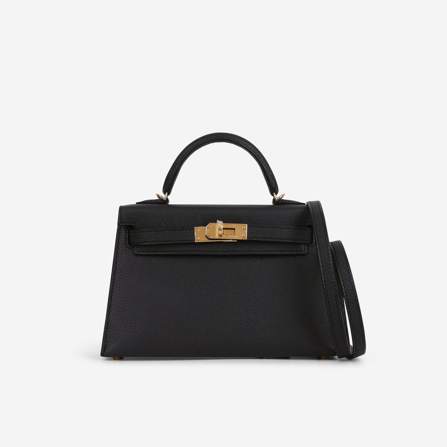 Hermès Mini Kelly 20cm - Black Epsom | Gold Hardware