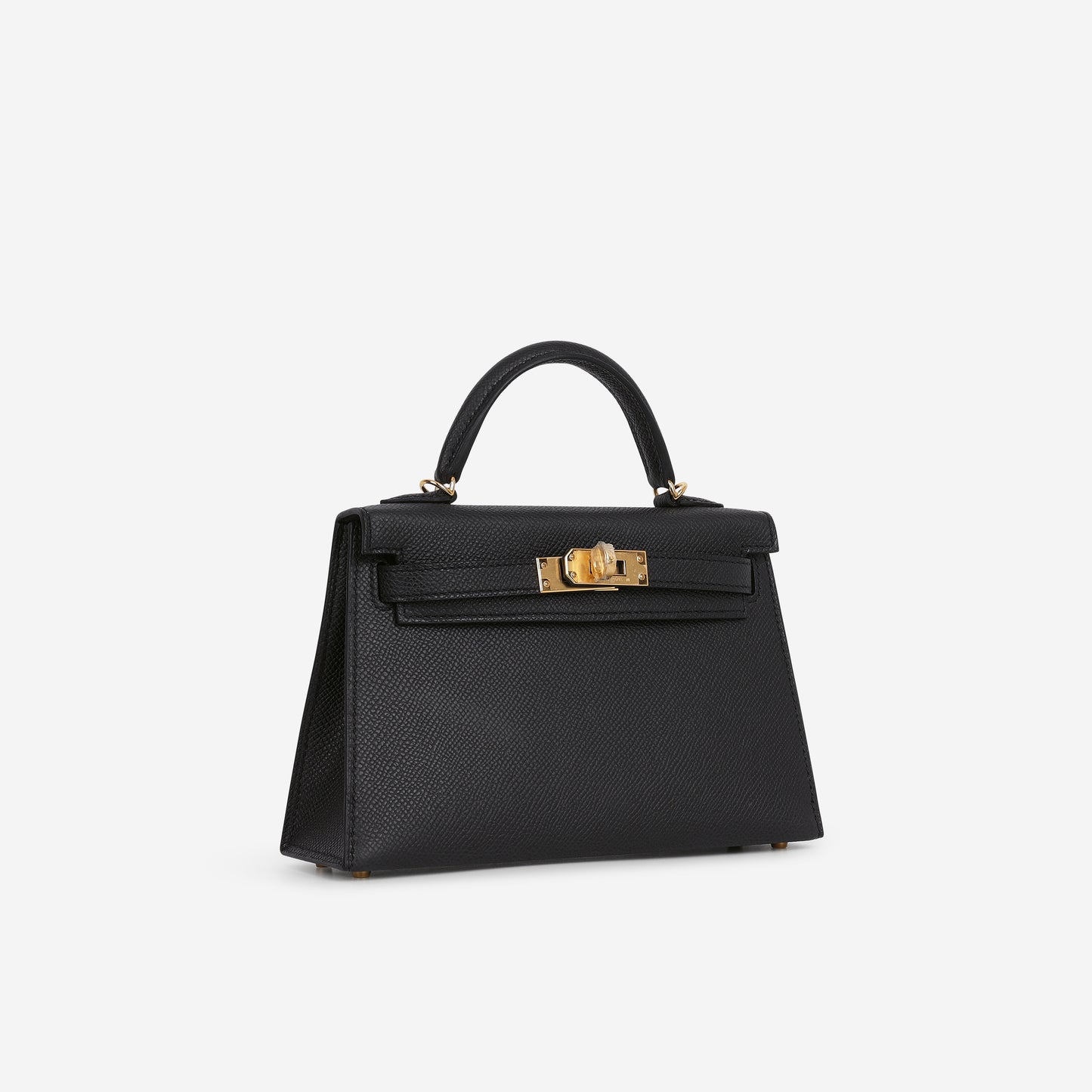 Hermès Mini Kelly 20cm - Black Epsom | Gold Hardware