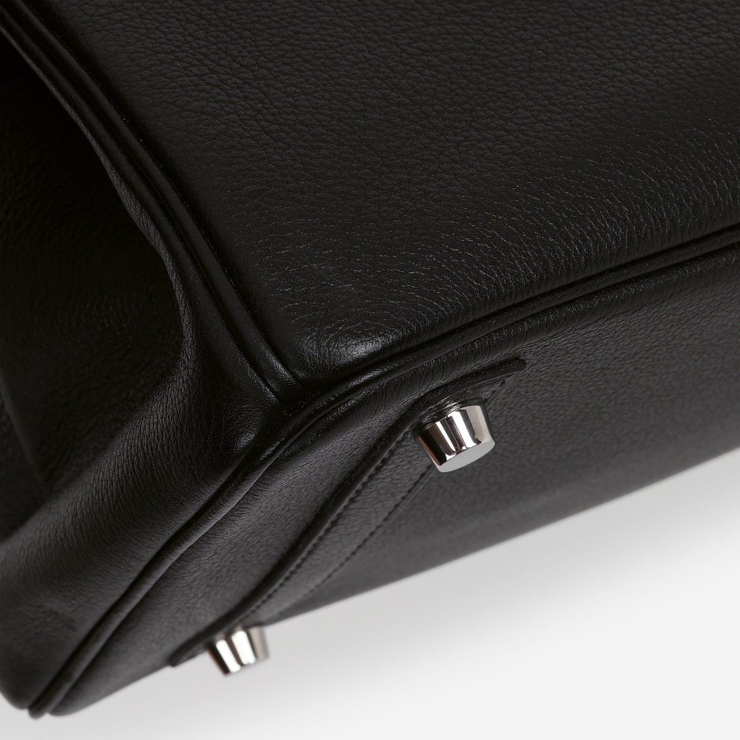 Hermès Birkin 30 Touch - Black Novillo / Bleu Marine Crocodile Niloticus | Palladium Hardware