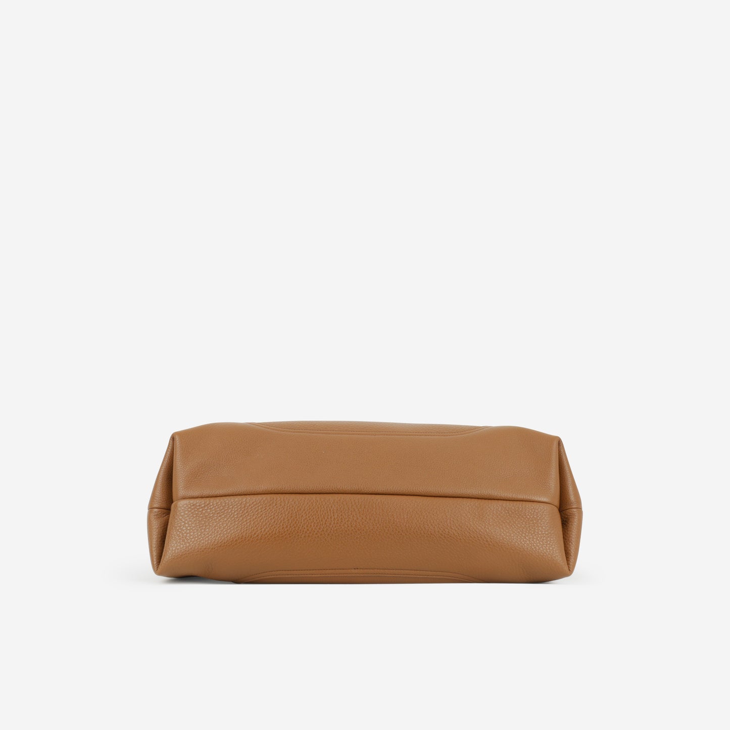 Gucci Softbit Maxi Shoulder Bag - Brown Grained Leather | Gold Hardware