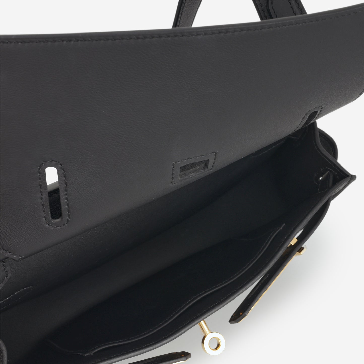 Hermès Mini Jypsiere - Black Swift | Gold Hardware