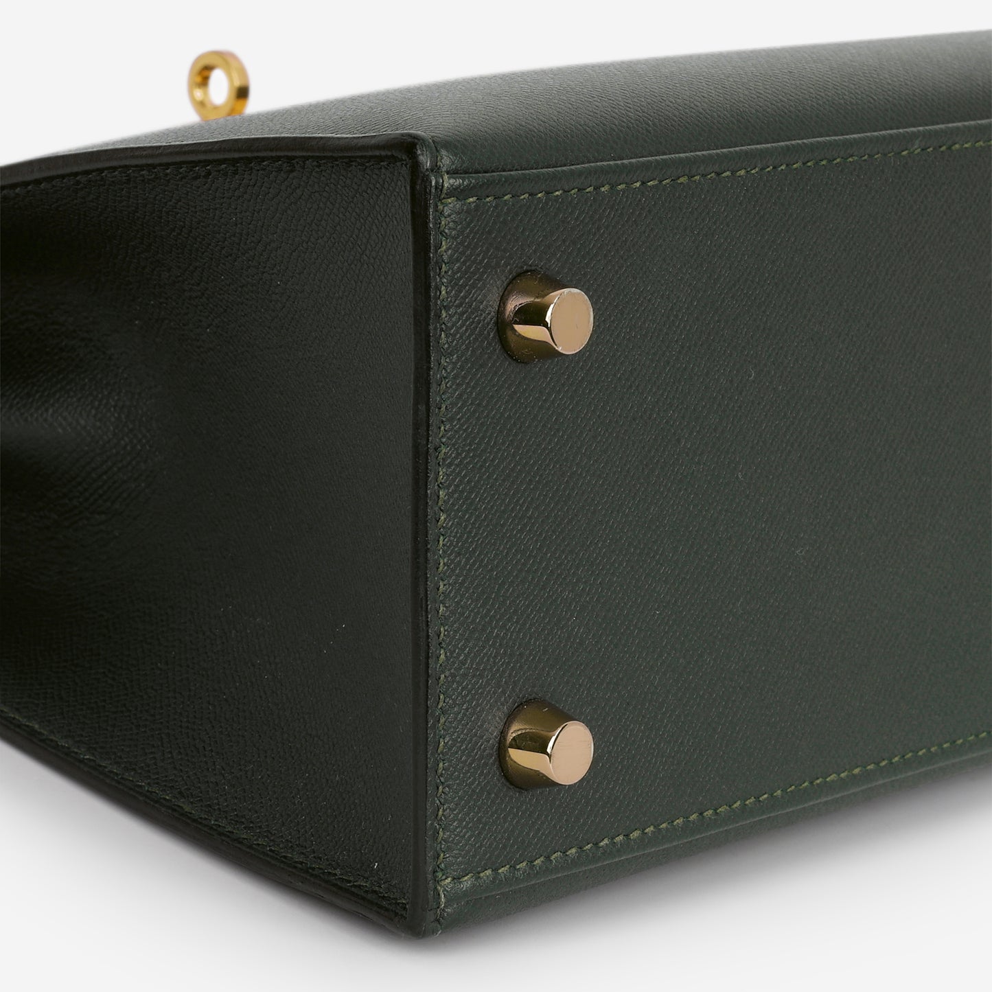 Hermès Kelly 25 - Vert Rousseau Madame | Gold Hardware