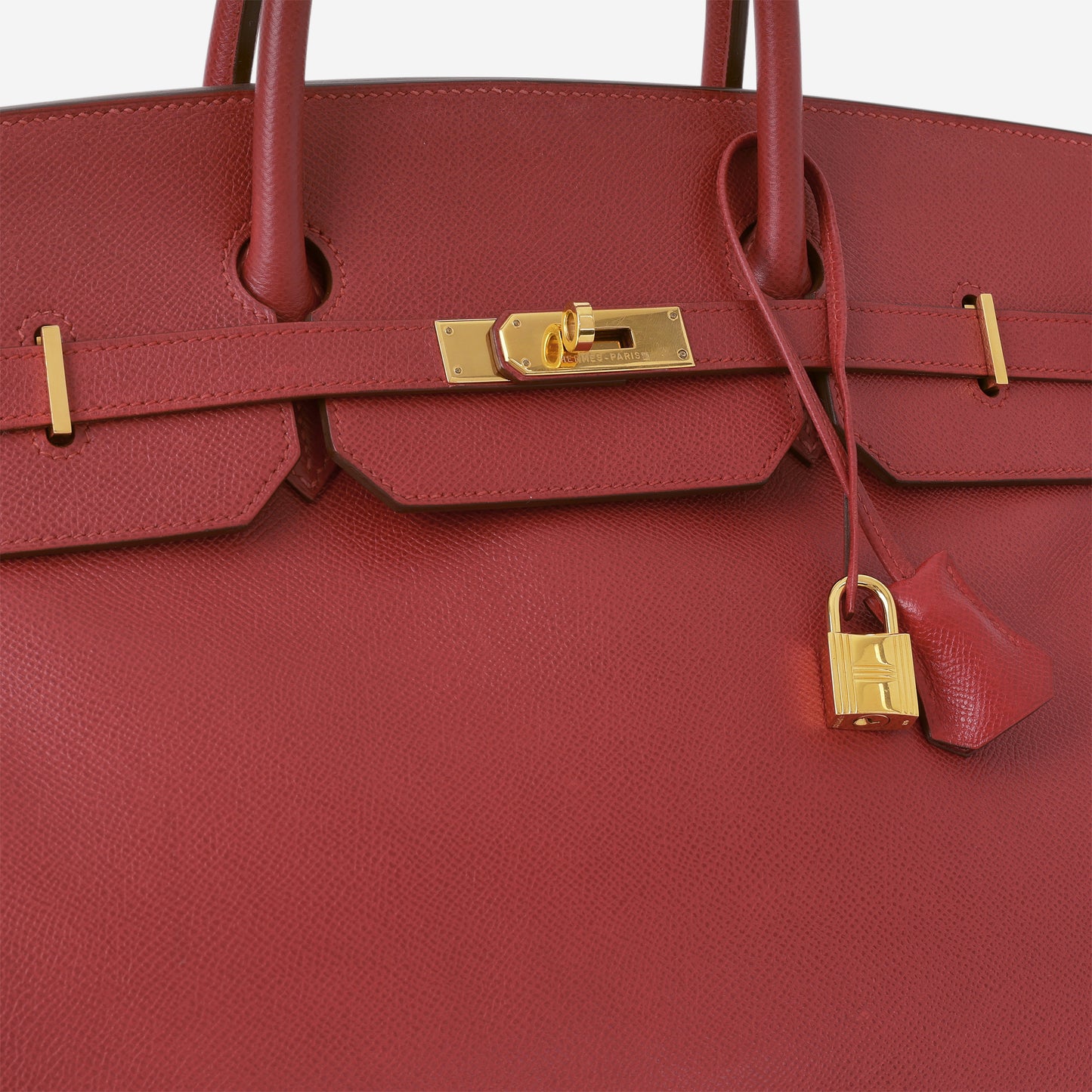 Hermès Vintage Birkin 40 - Rouge Vif Courchevel | Gold Hardware