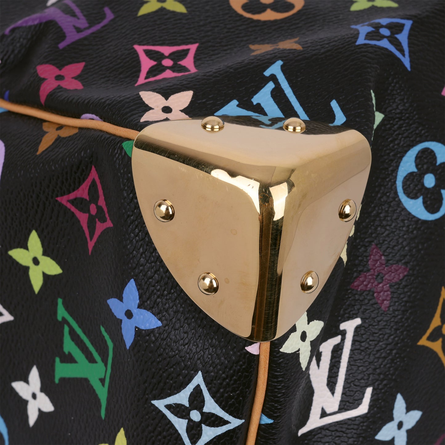 Louis Vuitton Takashi Murakami Keepall 45 - Black Multicolore Monogram | Gold Hardware