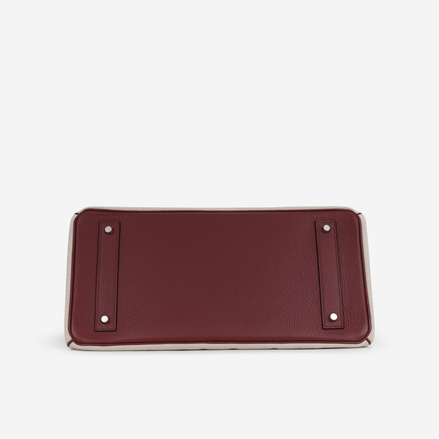 Hermès JPG Shoulder Birkin 42 - Rouge H Fjord / Toile | Palladium Hardware