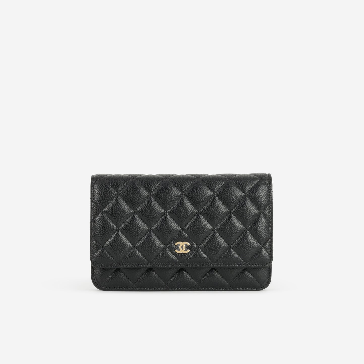 Chanel Classic Wallet on Chain - Black Caviar | Gold Hardware