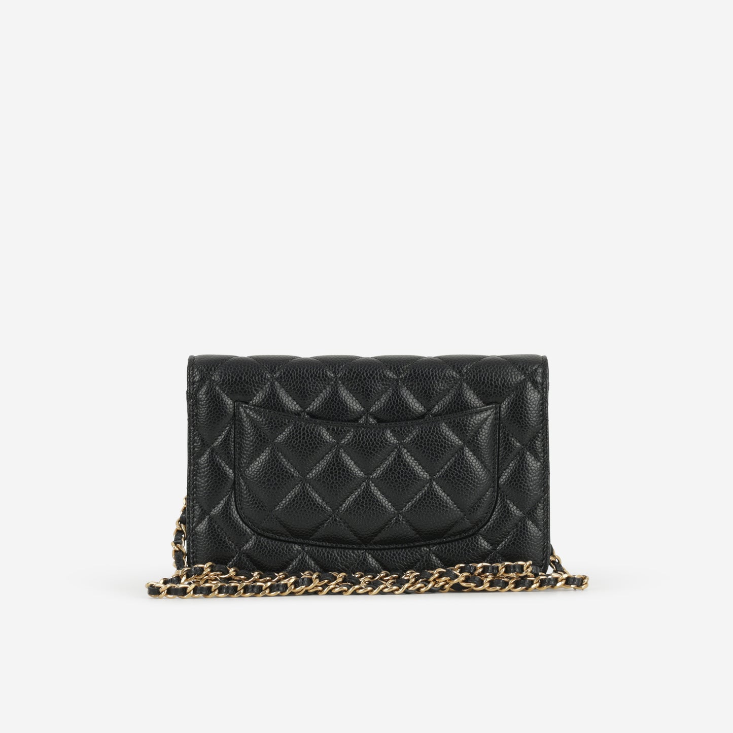 Chanel Classic Wallet on Chain - Black Caviar | Gold Hardware