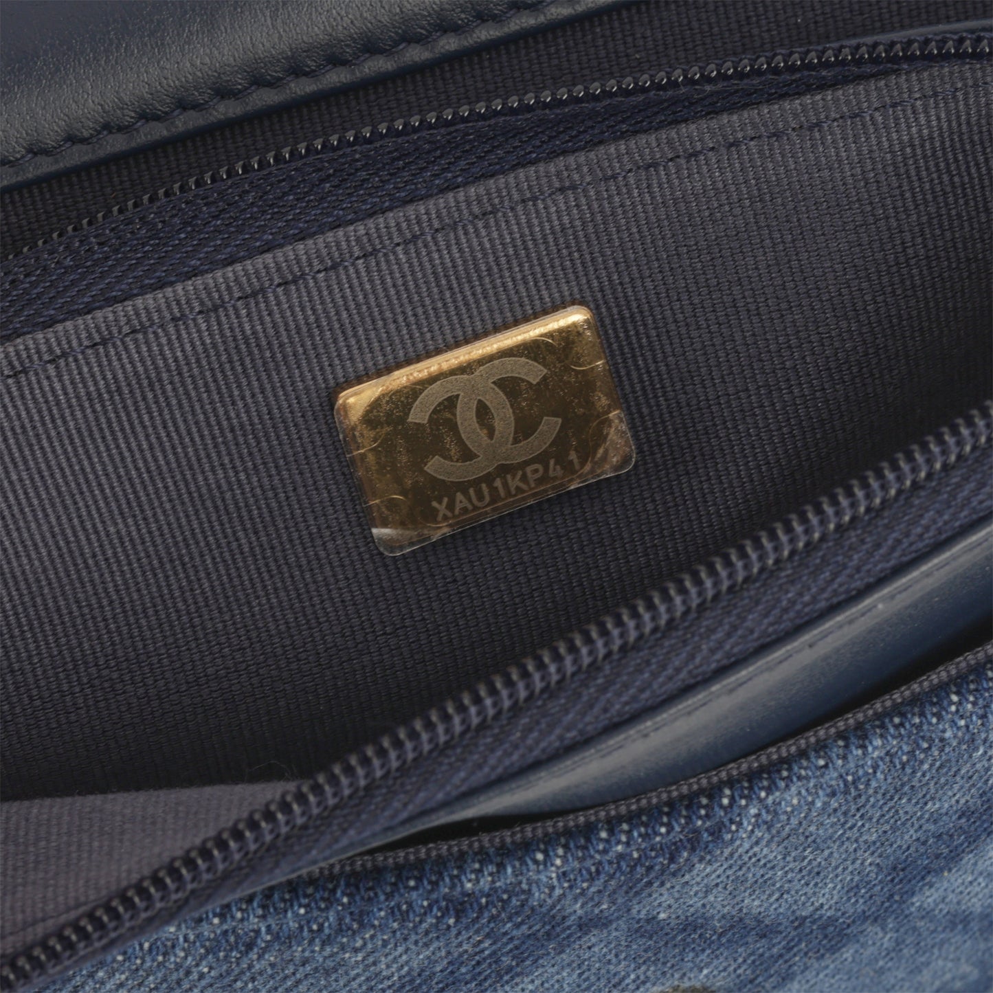 Chanel Classic Wallet on Chain - Tromp L'oeil Denim | Champagne Gold Hardware