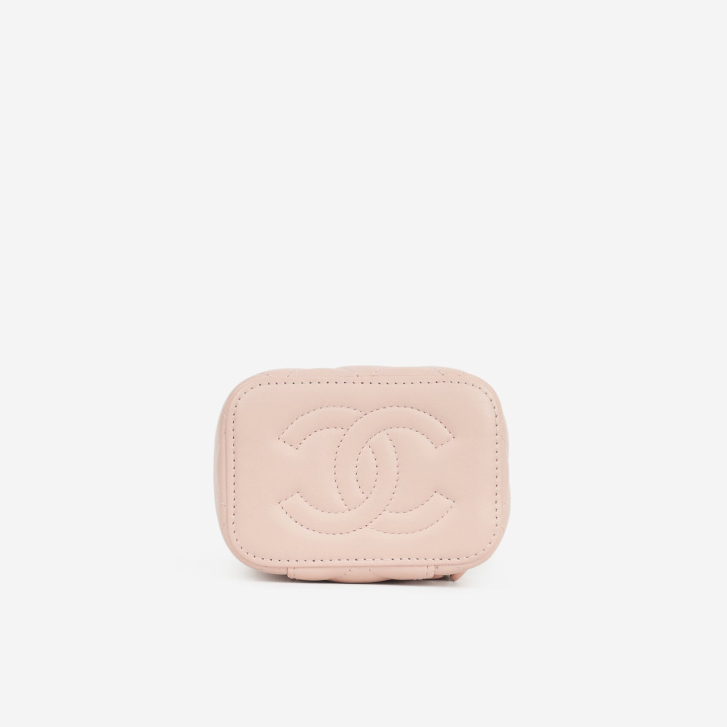 Chanel Mini Vanity Pearl Crush - Light Pink Lambskin | Gold Hardware