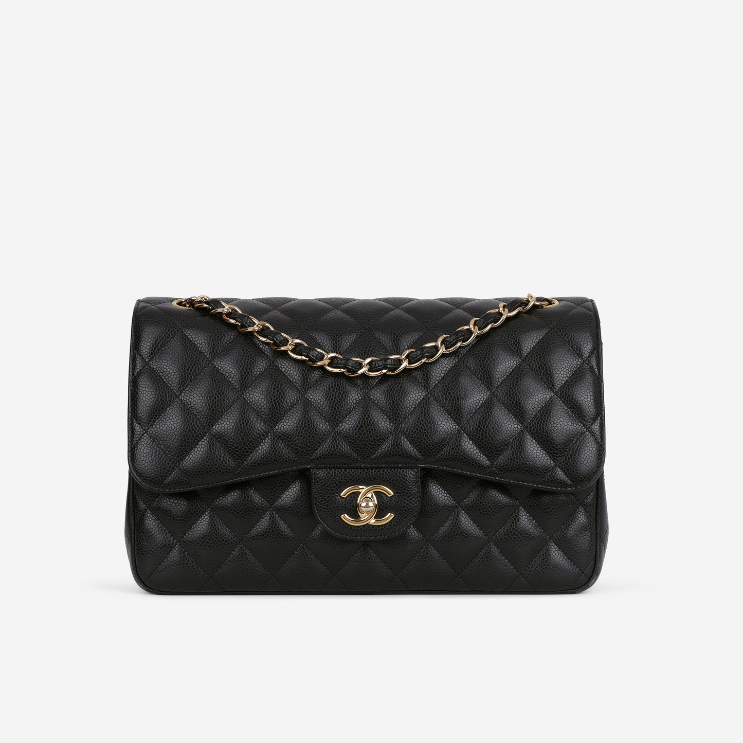 Chanel Jumbo Classic Flap - Black Caviar | Gold Hardware