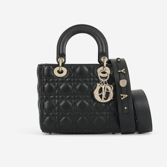 Dior Small ABCDior - Black Lambskin | Champagne Gold Hardware