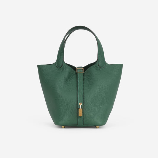 Hermès Picotin 18 - Vert Moyen Clemence | Gold Hardware