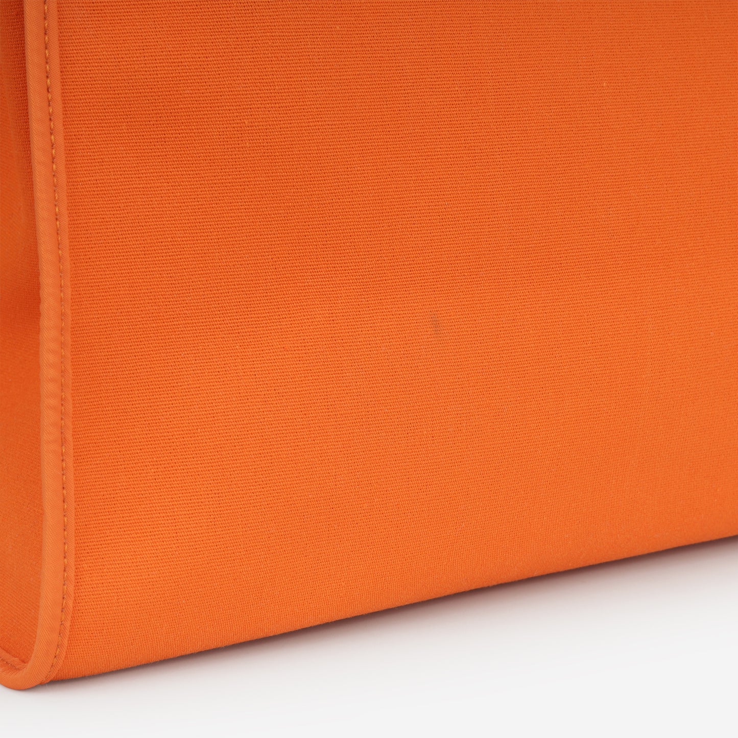 Hermès Herbag 39 - Orange Canvas / Fauve Hunter | Palladium Hardware