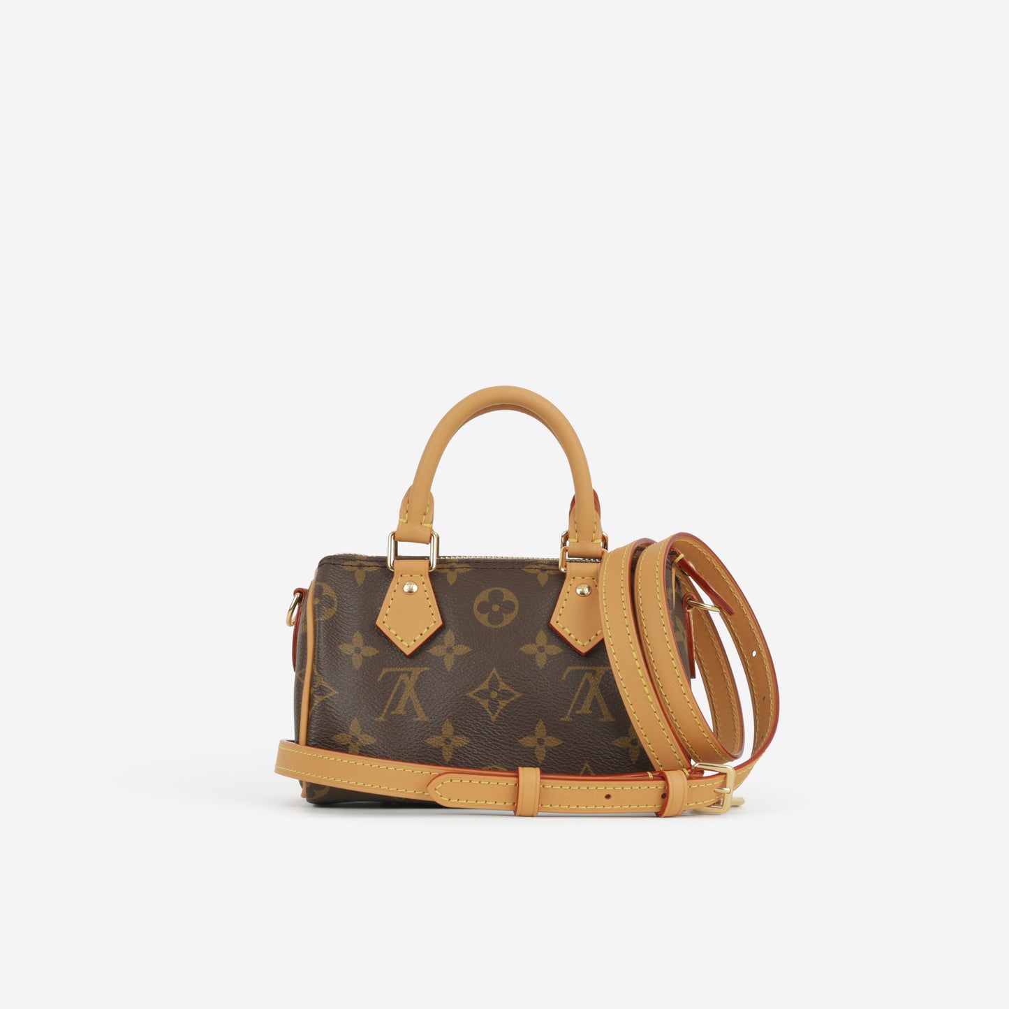 Louis Vuitton Nano Speedy - Monogram | Gold Hardware