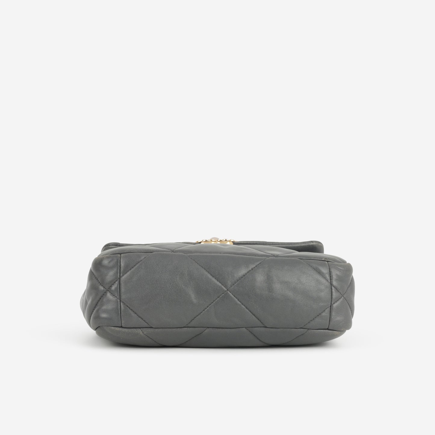 Chanel Small 19 Flap - Grey Lambskin | Mixed Metal Hardware