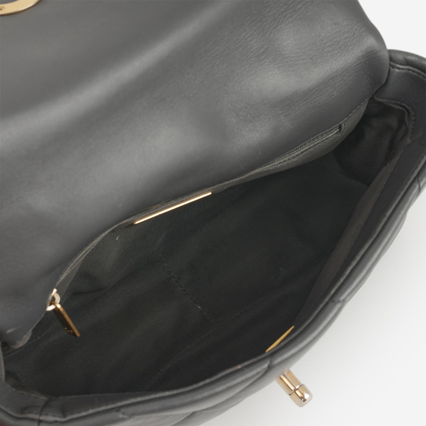 Chanel Small 19 Flap - Grey Lambskin | Mixed Metal Hardware