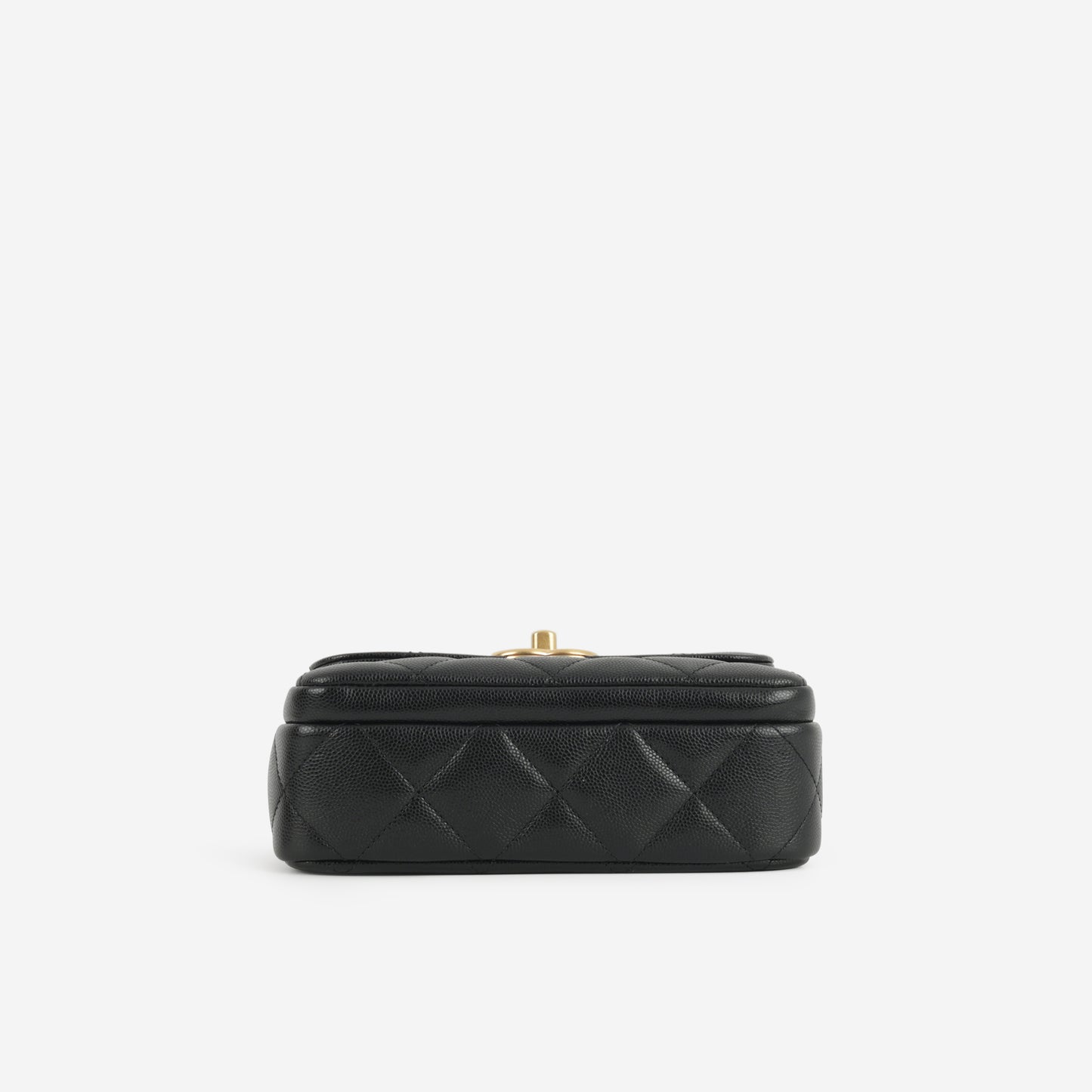 Chanel 2024 Seasonal Square Flap - Black Caviar | Aged Gold Hardware