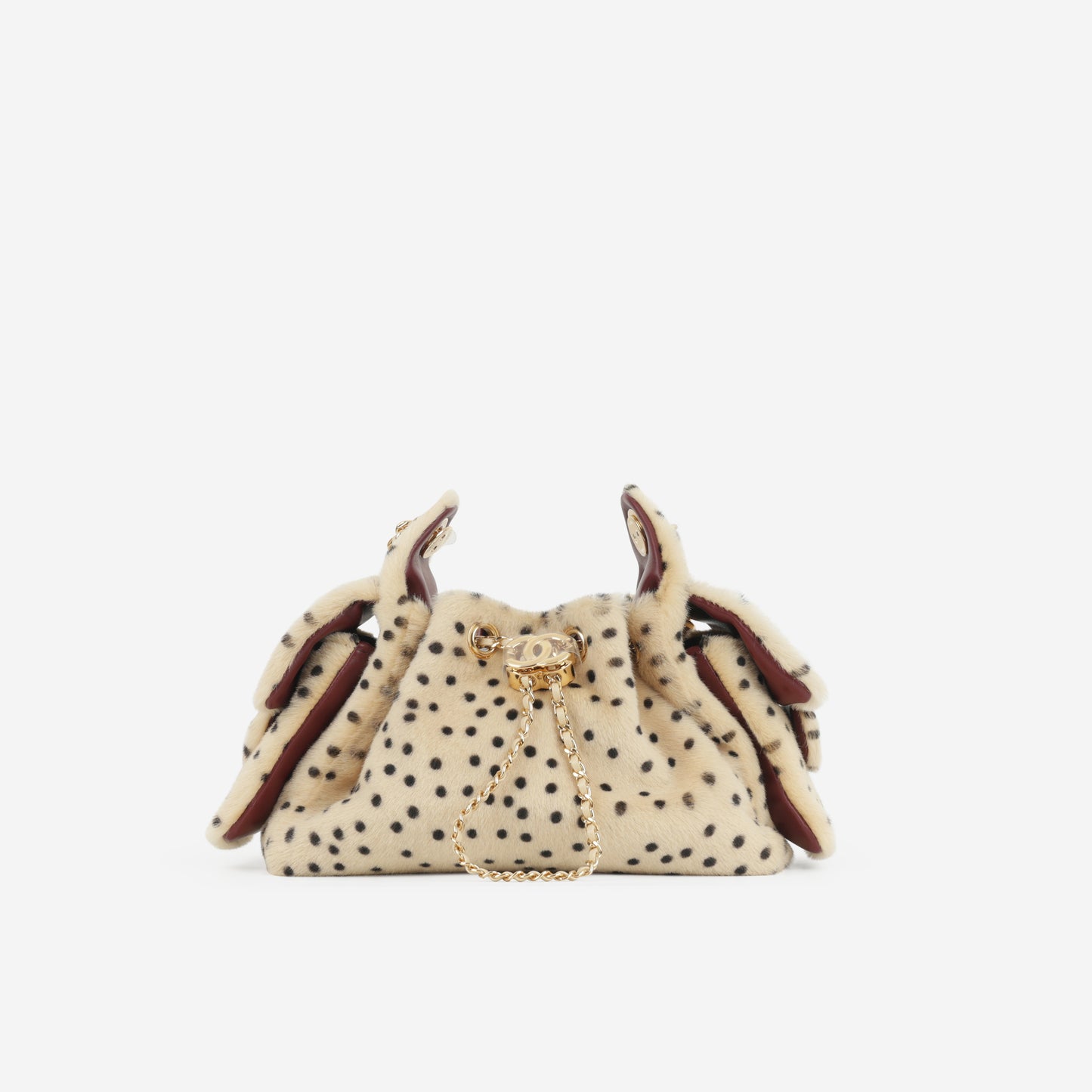 Chanel Metiers D'Art Mini 25 Hobo - Dalmatian Print | Polished Gold Hardware