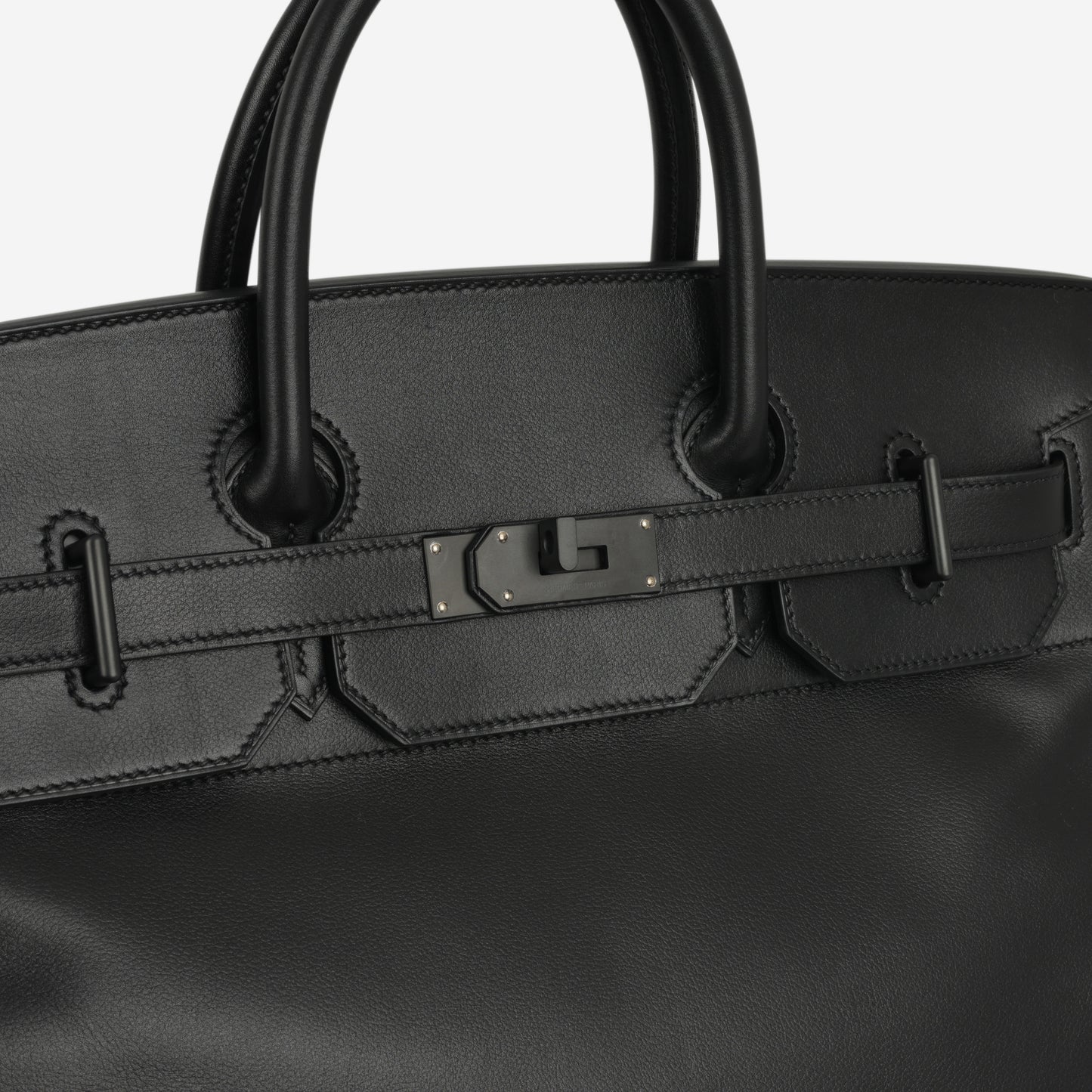 Hermès HAC 40 - So Black Evergrain