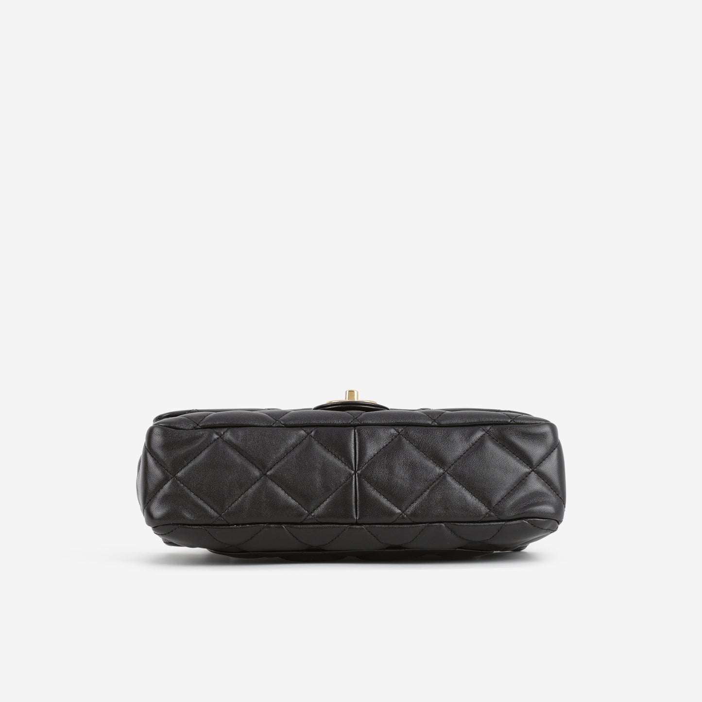 Chanel 22S Large CC Funky Town Flap Bag - Black Lambskin | Gold Hardware