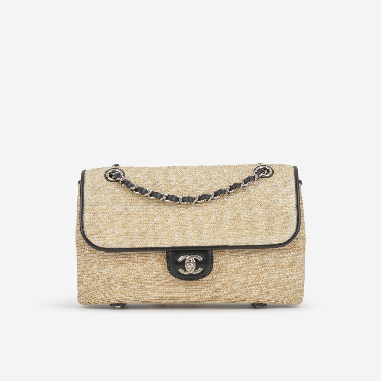 Chanel Cruise 2026 Flap Bag - Beige Raffia | Champagne Gold Hardware