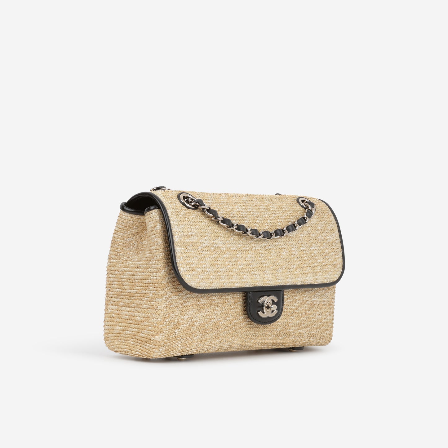 Chanel Cruise 2026 Flap Bag - Beige Raffia | Champagne Gold Hardware