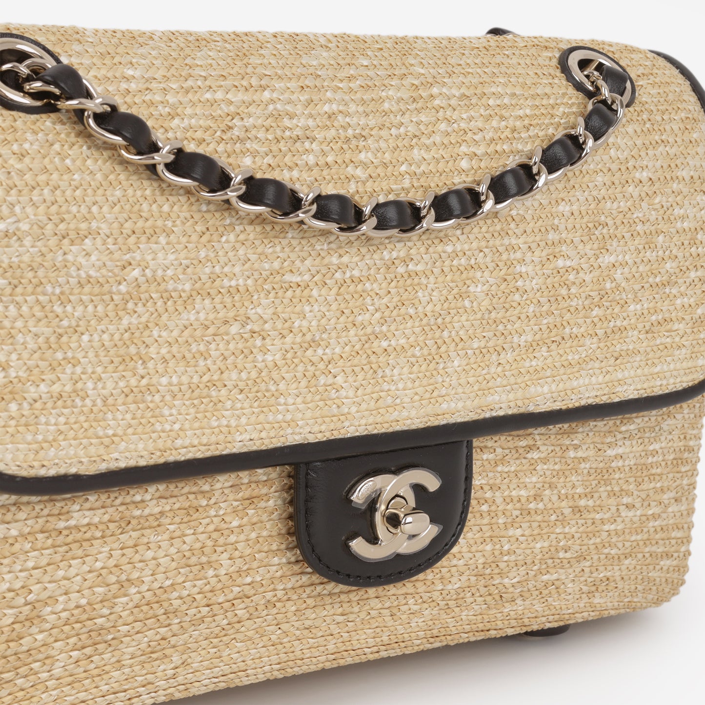 Chanel Cruise 2026 Flap Bag - Beige Raffia | Champagne Gold Hardware