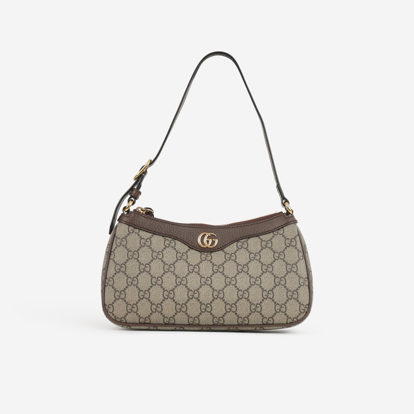 Gucci Small Ophidia Shoulder Bag - Monogram Coated Canvas | Gold Hardware