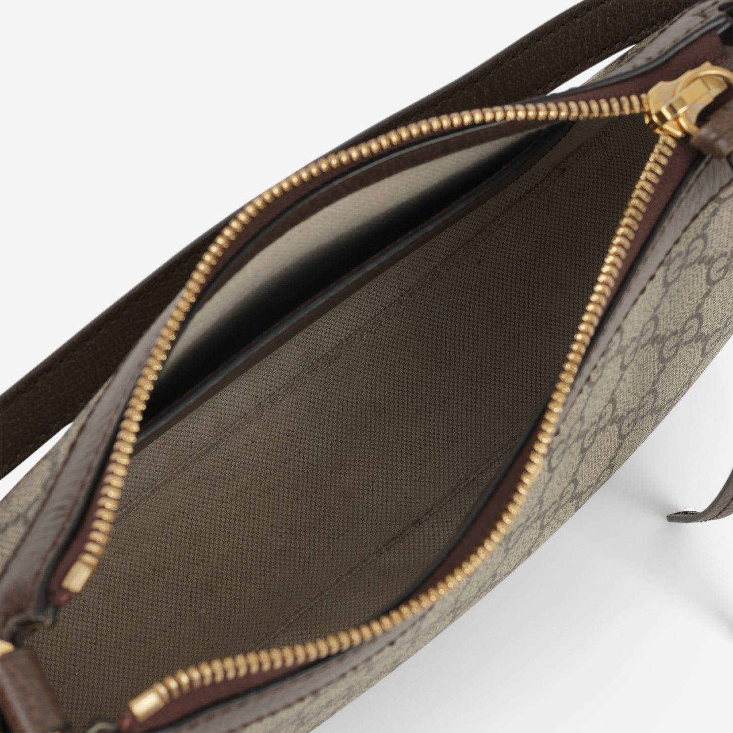 Gucci Small Ophidia Shoulder Bag - Monogram Coated Canvas | Gold Hardware
