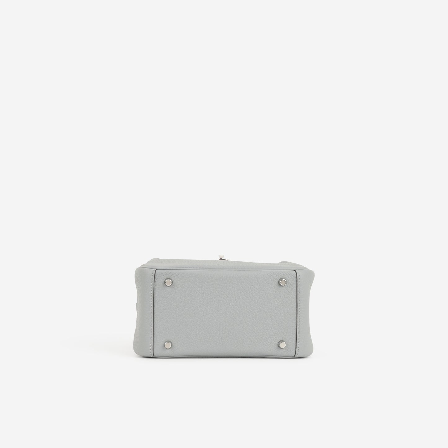 Hermès Mini Lindy - Gris Pantin Clemence | Palladium Hardware