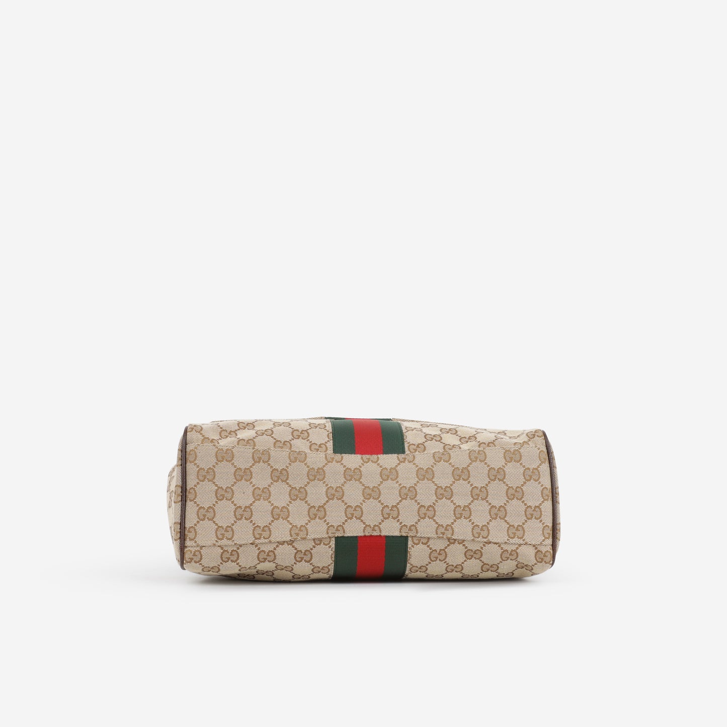 Gucci Paparazzo Medium Top Handle - Sand GG Canvas | Gold Hardware