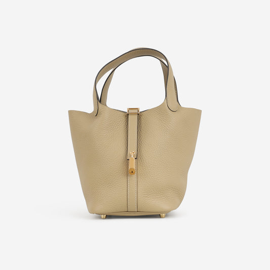 Hermès Picotin 18 - Trench Clemence | Gold Hardware