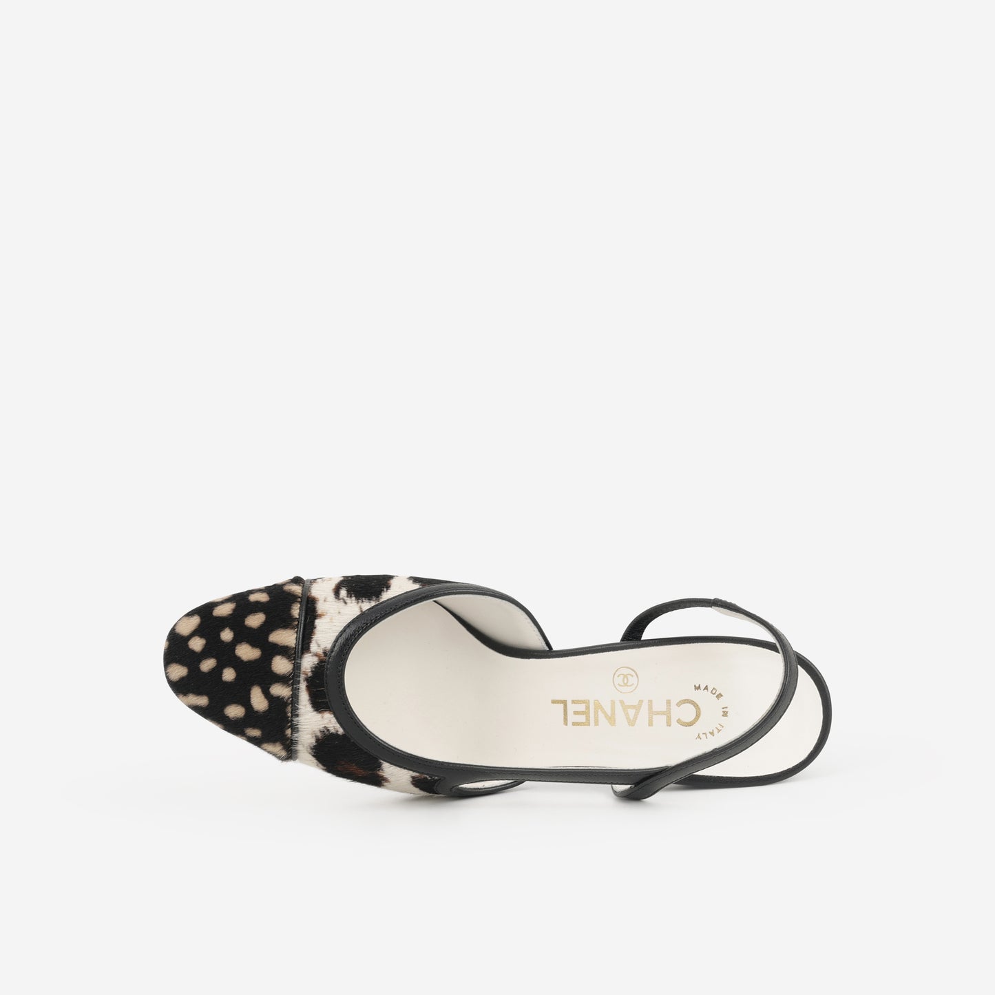 Chanel Spring Summer 2026 Slingbacks - White, Brown & Black | Size 36C