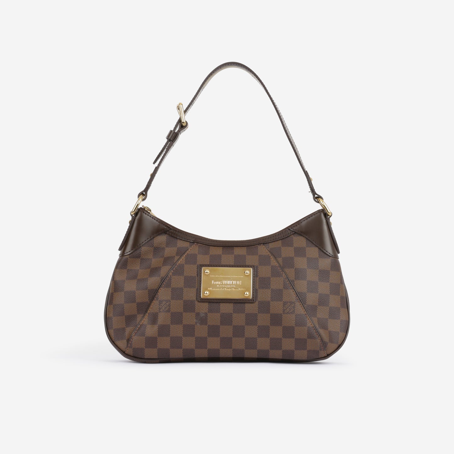 Louis Vuitton Thames Shoulder Bag - Damier Ebene Canvas | Gold Hardware