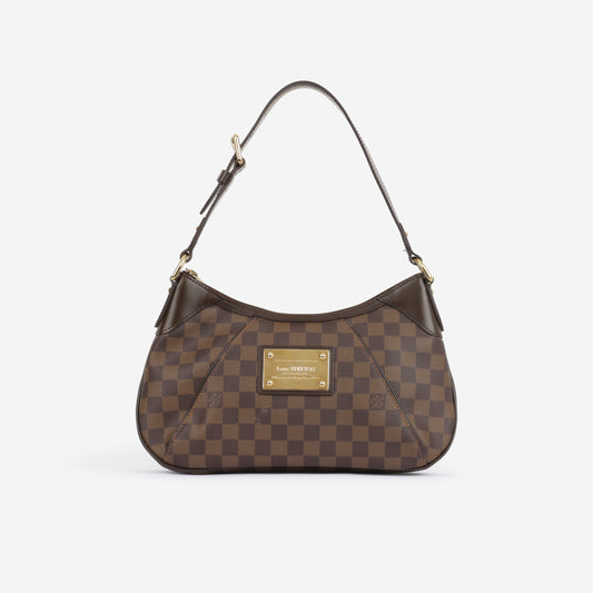 Louis Vuitton Thames Shoulder Bag - Damier Ebene Canvas | Gold Hardware