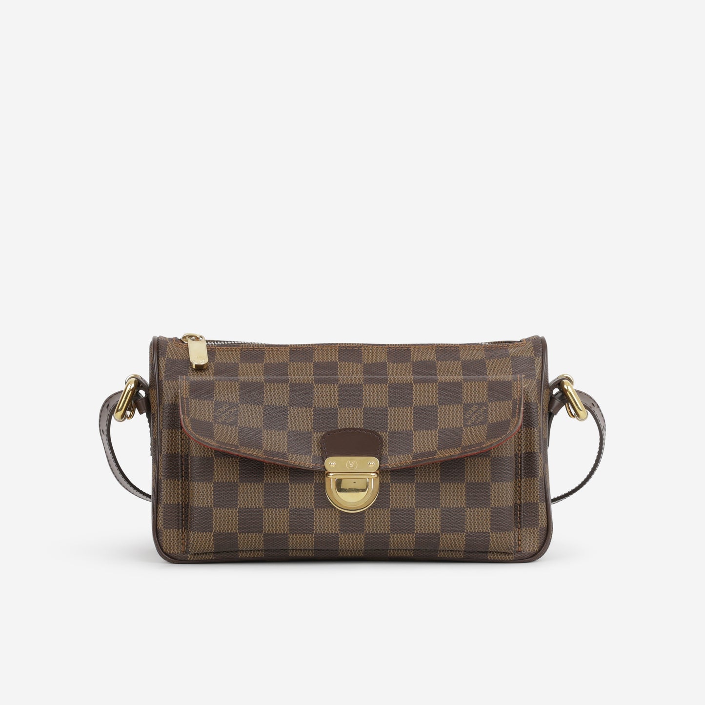 Louis Vuitton Ravello GM Shoulder Bag - Damier Ebene Canvas | Gold Hardware