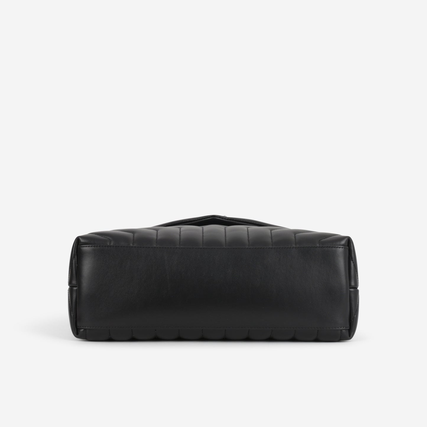 Saint Laurent Large Loulou - Black Lambskin | Silver Hardware
