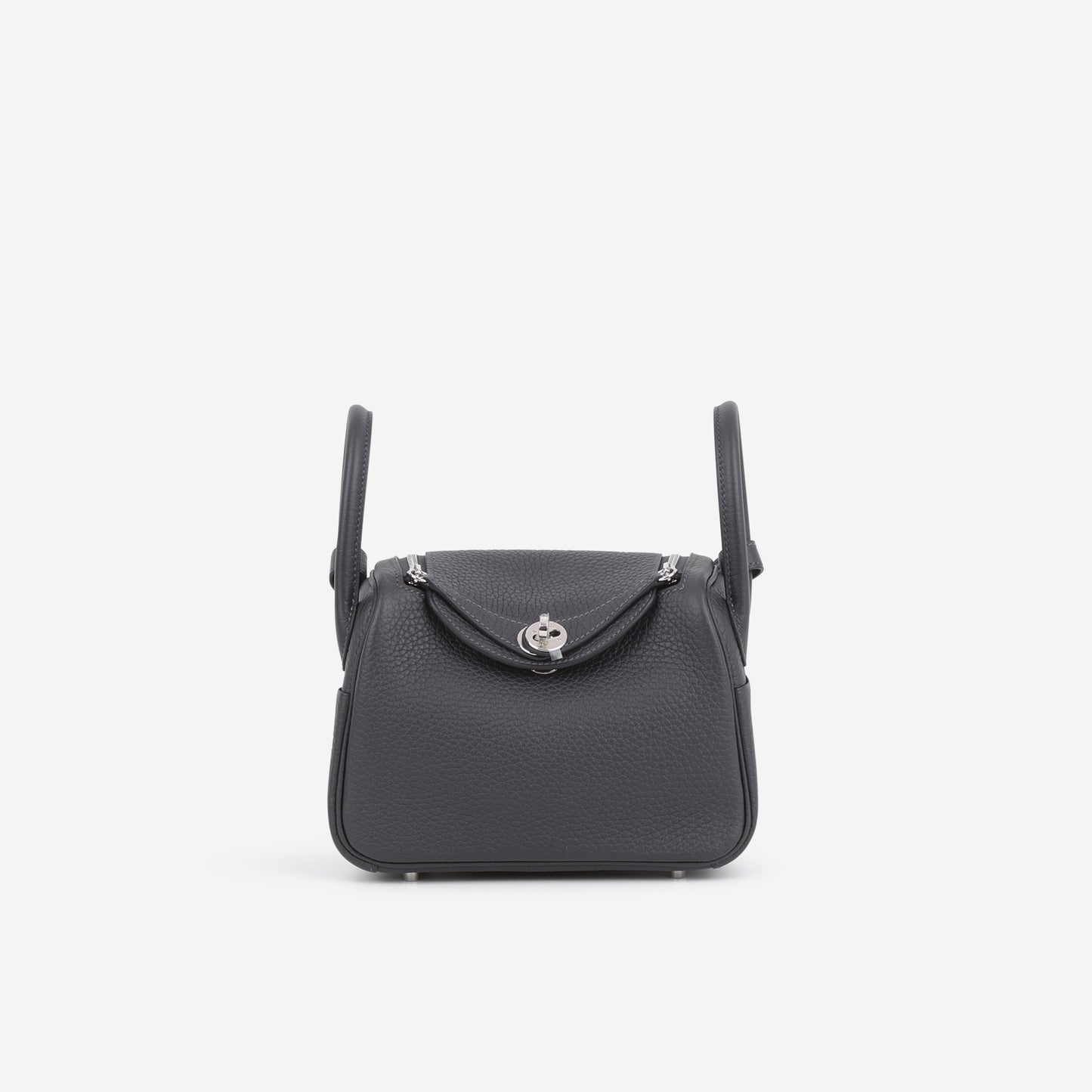 Hermès Mini Lindy - Caban Clemence | Palladium Hardware