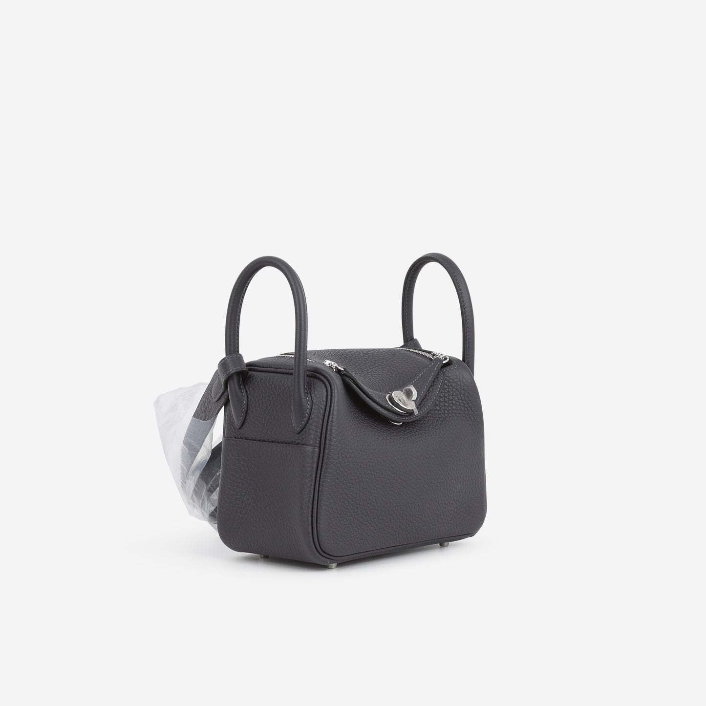 Hermès Mini Lindy - Caban Clemence | Palladium Hardware
