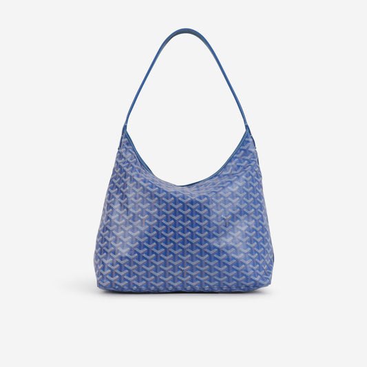 Goyard Bohème Hobo Bag - Blue Goyardine | Palladium Hardware