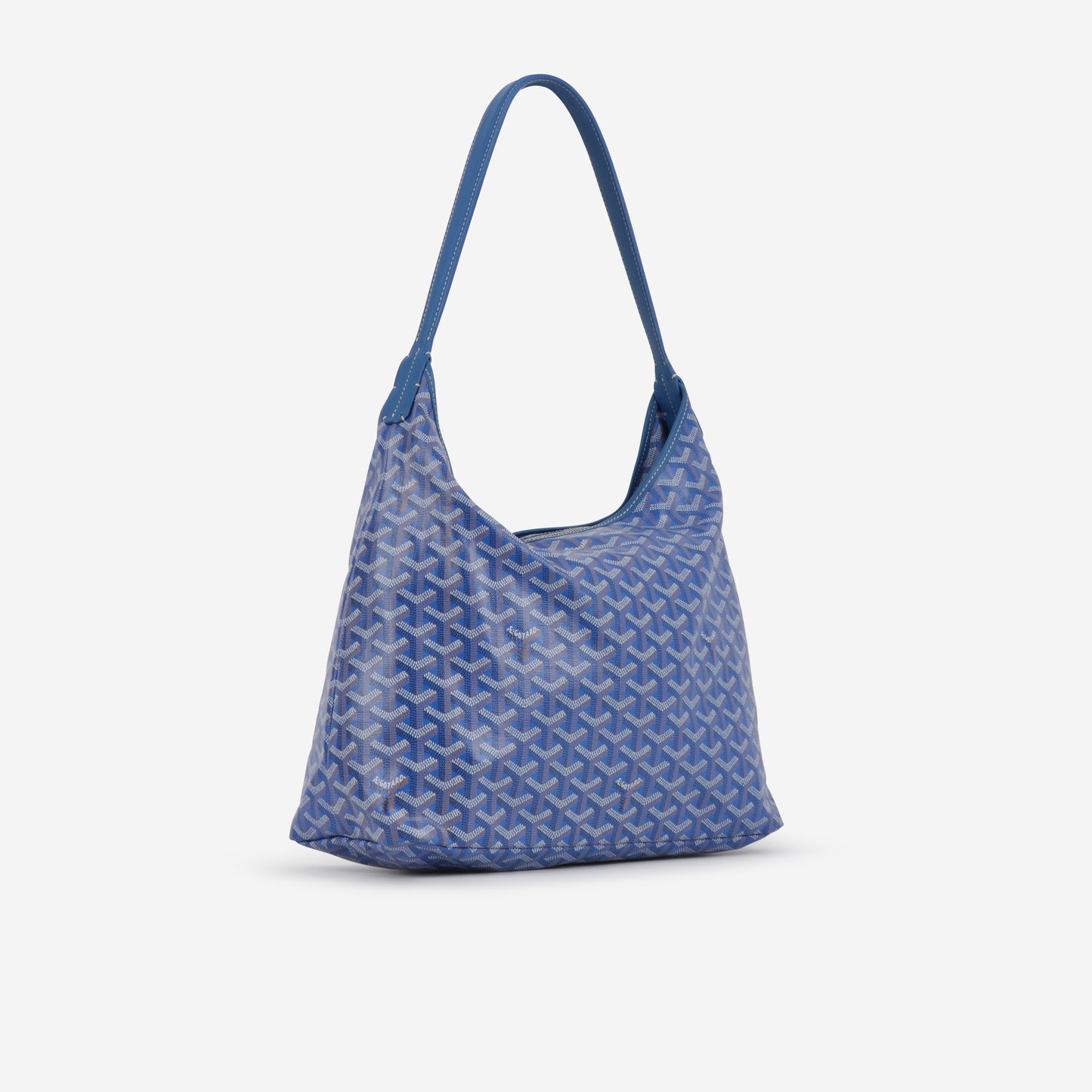 Goyard Bohème Hobo Bag - Blue Goyardine | Palladium Hardware
