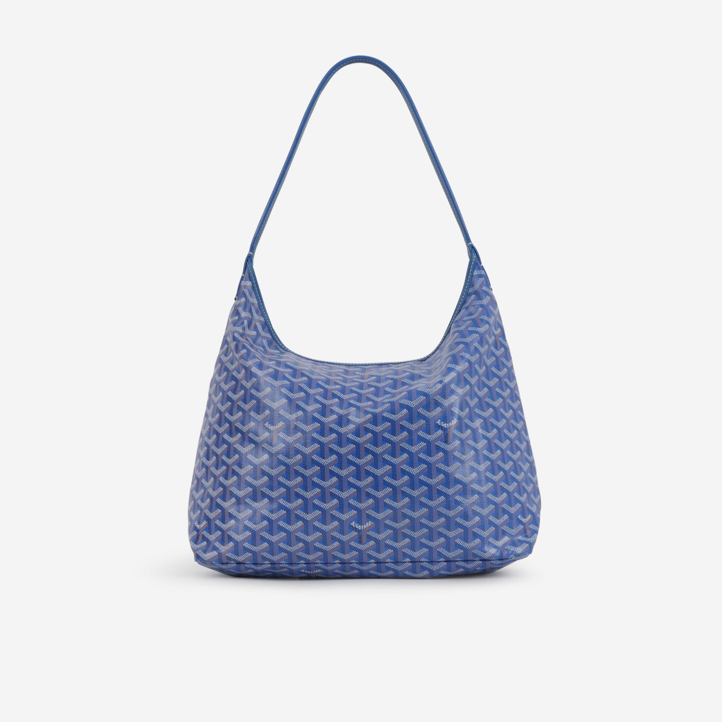 Goyard Bohème Hobo Bag - Blue Goyardine | Palladium Hardware
