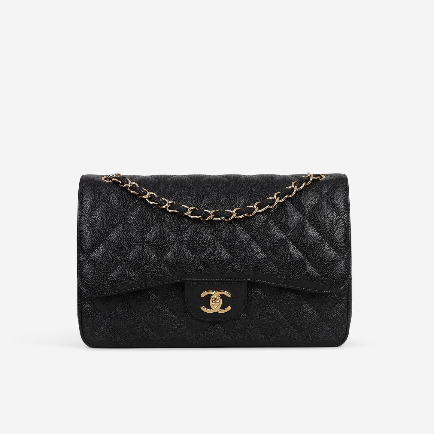Chanel Jumbo Classic Flap - Black Caviar | Gold Hardware