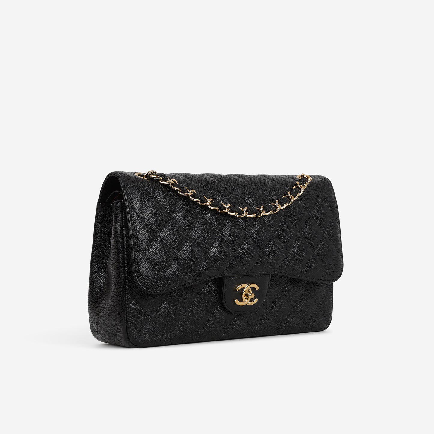 Chanel Jumbo Classic Flap - Black Caviar | Gold Hardware