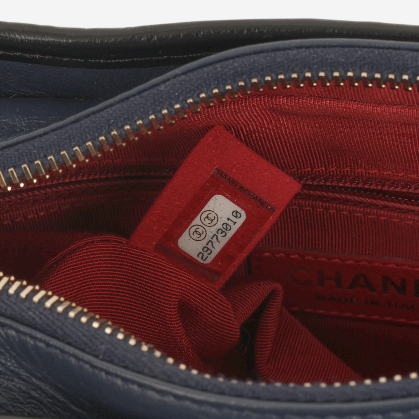 Chanel Small Gabrielle Bag - Navy / Black Aged Calfskin | Mixed Hardware