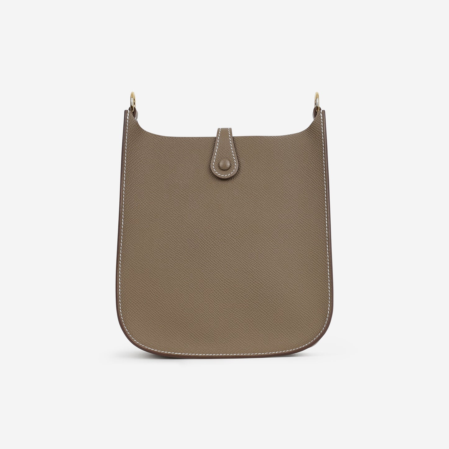 Hermès Mini Evelyne 16 Sellier - Etoupe Epsom | Gold Hardware