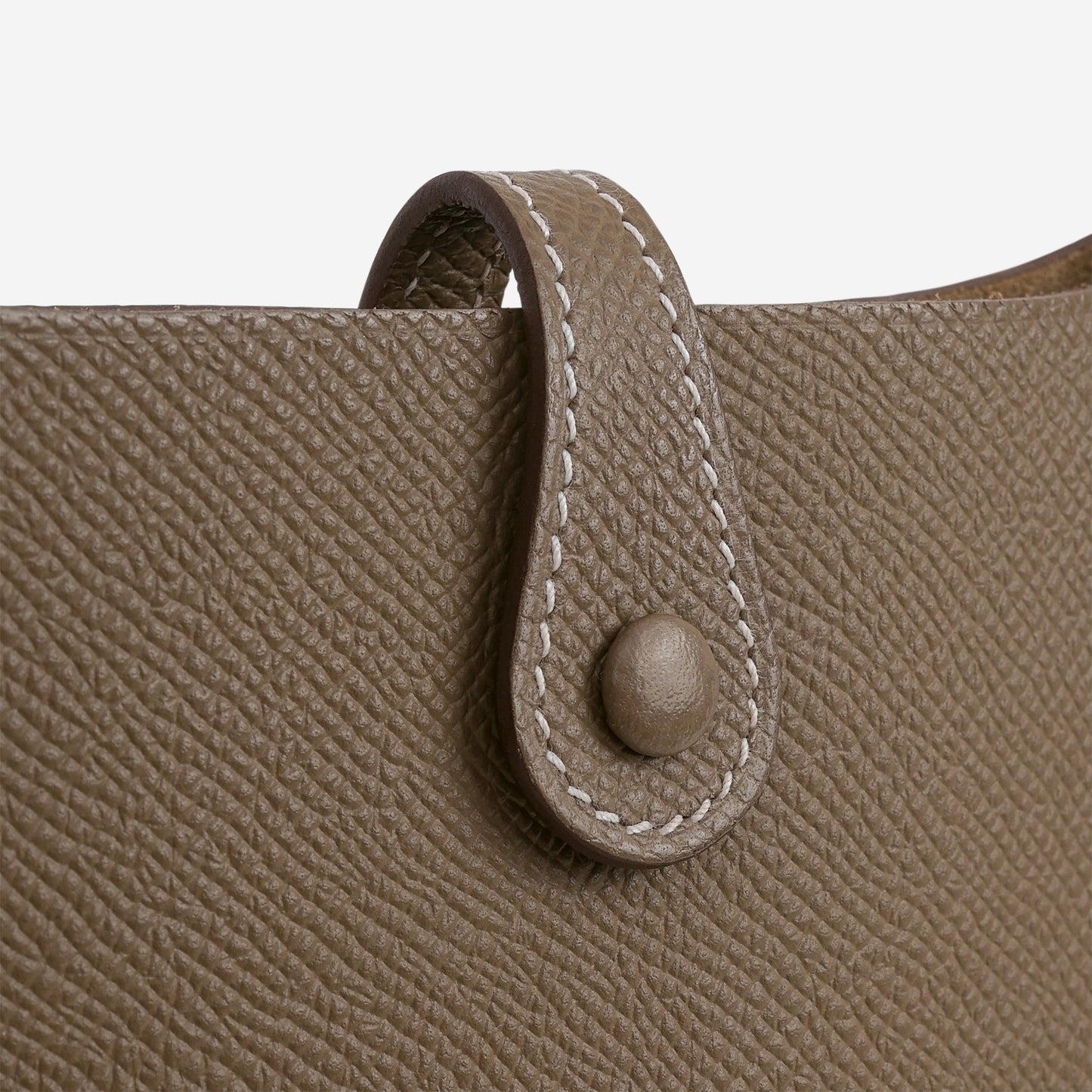 Hermès Mini Evelyne 16 Sellier - Etoupe Epsom | Gold Hardware