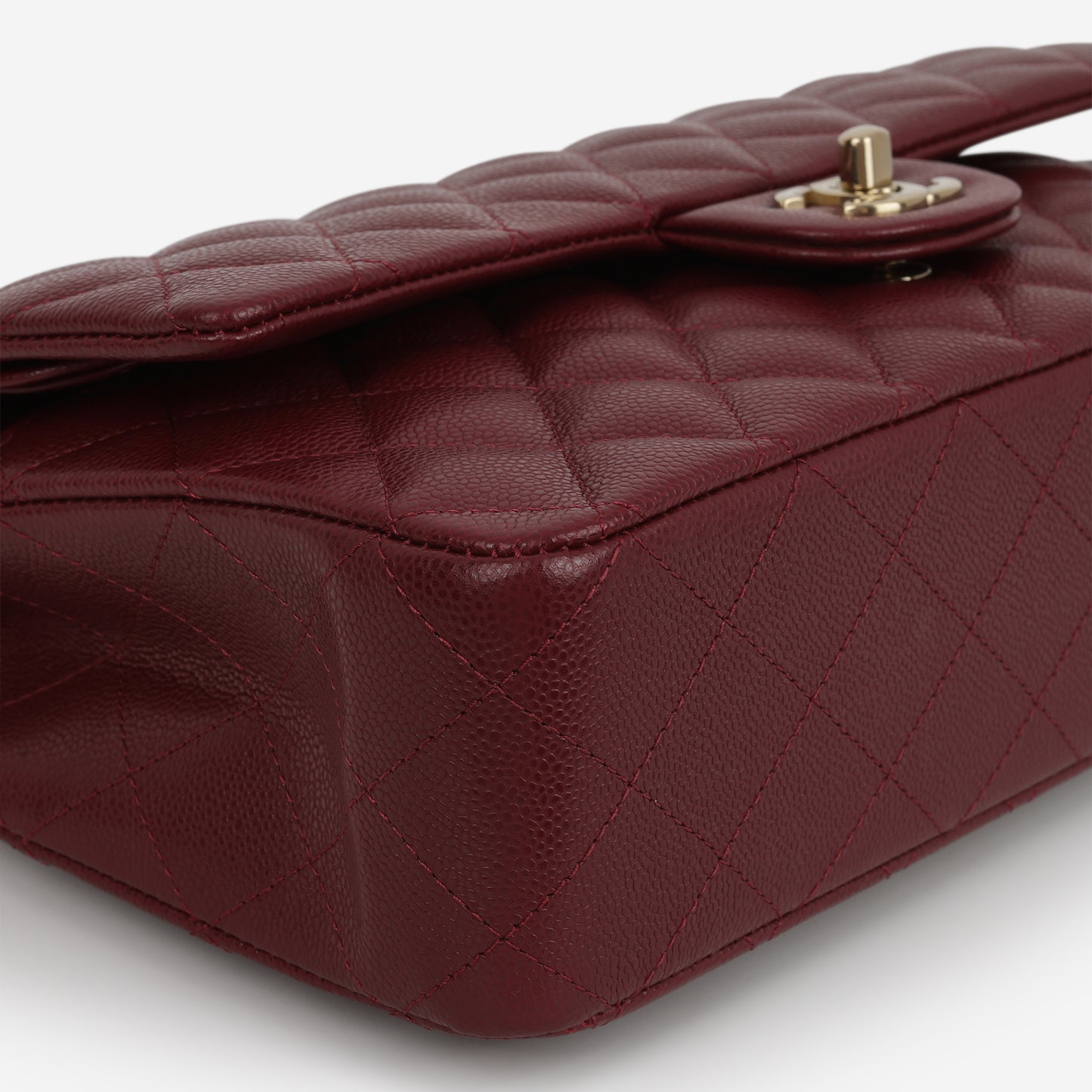 Chanel Medium Classic Flap - Burgundy Caviar | Champagne Gold Hardware