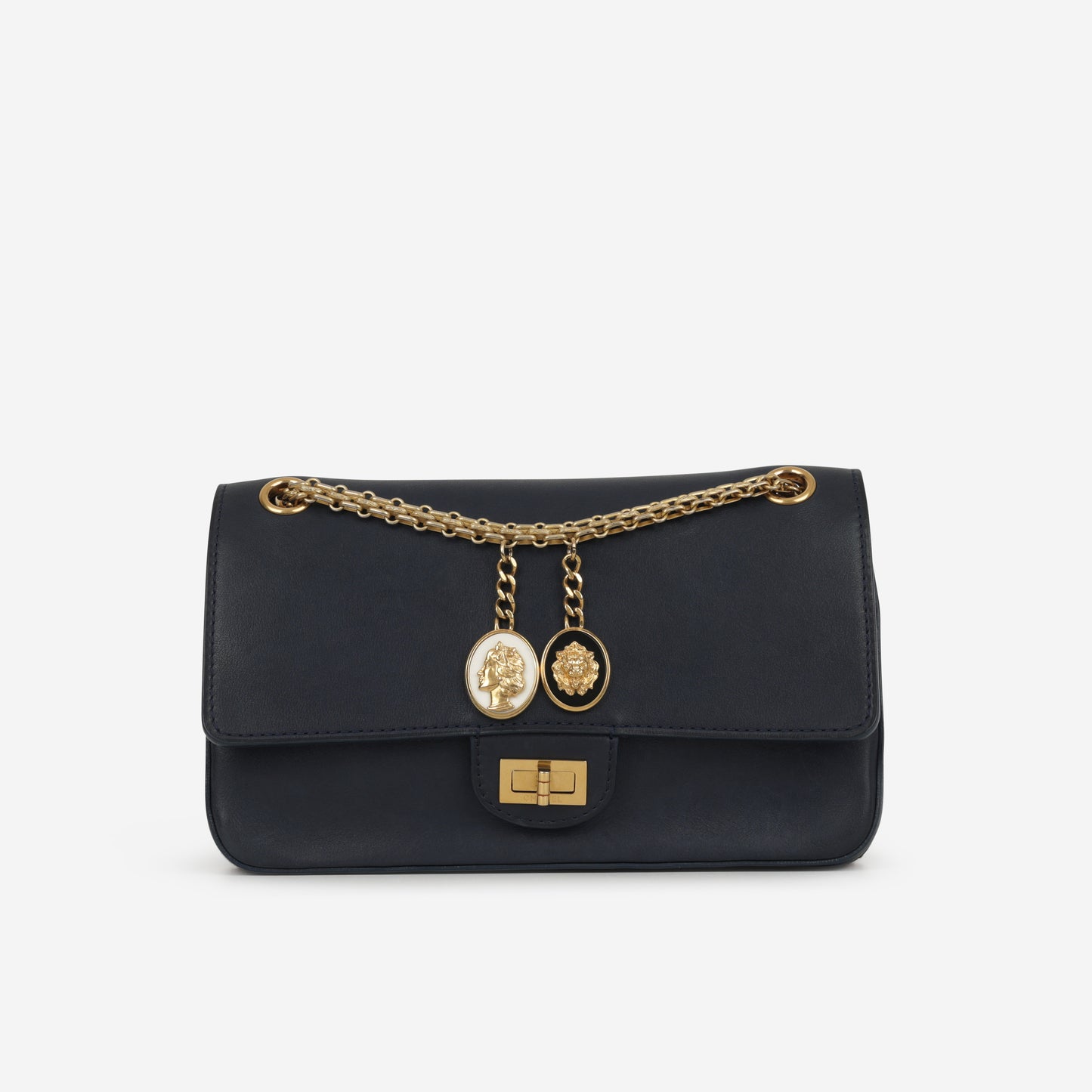 Chanel Paris-Hamburg 2.55 Re-Issue 225 - Navy Lambskin | Gold Hardware